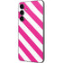 Pink and White Geometric Stripes Galaxy S23 FE Skin