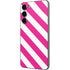 Pink and White Geometric Stripes Galaxy S23 Plus Skin