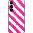 Pink and White Geometric Stripes Galaxy S23 Skin