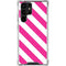 Pink and White Geometric Stripes Galaxy S24 Ultra Clear Case