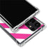 Pink and White Geometric Stripes Galaxy S24 Ultra Clear Case