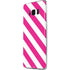 Pink and White Geometric Stripes Galaxy S8 Plus Skin