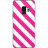 Pink and White Geometric Stripes Galaxy S9 Skin