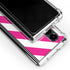 Pink and White Geometric Stripes Galaxy Z Fold4 5G Clear Case