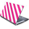 Pink and White Geometric Stripes Generic Laptop Skin