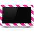Pink and White Geometric Stripes Google Home Hub Skin