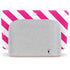 Pink and White Geometric Stripes Google Home Hub Skin