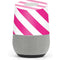 Pink and White Geometric Stripes Google Home Skin