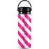 Pink and White Geometric Stripes Hydro Flask 20oz Wide Mouth Skin