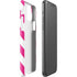 Pink and White Geometric Stripes iPhone 11 Pro Lite Case
