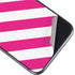 Pink and White Geometric Stripes iPhone 11 Skin