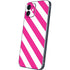 Pink and White Geometric Stripes iPhone 12 Mini Skin
