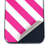 Pink and White Geometric Stripes iPhone 12 Mini Skin