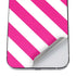 Pink and White Geometric Stripes iPhone 12 Pro Skin