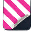 Pink and White Geometric Stripes iPhone 12 Skin