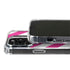 Pink and White Geometric Stripes iPhone 15 Pro MagSafe Case