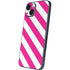 Pink and White Geometric Stripes iPhone 14 Skin