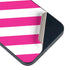 Pink and White Geometric Stripes iPhone 14 Skin