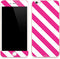 Pink and White Geometric Stripes iPhone 6/6s Plus Skin