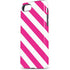 Pink and White Geometric Stripes iPhone 7 Pro Case