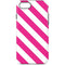 Pink and White Geometric Stripes iPhone 8 Pro Case