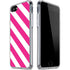 Pink and White Geometric Stripes iPhone SE (2nd & 3rd Gen) Clear Case