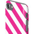 Pink and White Geometric Stripes iPhone SE (2nd & 3rd Gen) Pro Case