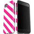 Pink and White Geometric Stripes iPhone SE (2nd & 3rd Gen) Pro Case