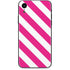 Pink and White Geometric Stripes iPhone XR Skin