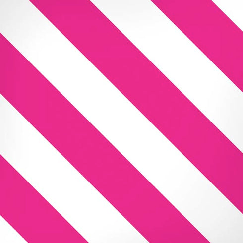 Pink and White Geometric Stripes iPhone XR Skin