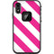 Pink and White Geometric Stripes LifeProof Fre iPhone Skin