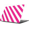 Pink and White Geometric Stripes Apple MacBook Skin