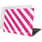 Pink and White Geometric Stripes MacBook Pro 16in (2019-20) Case plus Skin