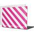 Pink and White Geometric Stripes MacBook Pro 16in (2021-25) Case plus Skin