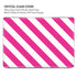 Pink and White Geometric Stripes MacBook Pro 16in (2021-25) Case plus Skin