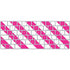 Pink and White Geometric Stripes Magic Keyboard Skin