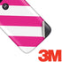 Pink and White Geometric Stripes Moto E5 Play Skin