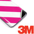 Pink and White Geometric Stripes Moto E5 Plus Skin