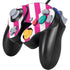 Pink and White Geometric Stripes Nintendo GameCube Controller Skin