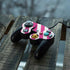 Pink and White Geometric Stripes Nintendo GameCube Controller Skin