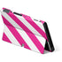Pink and White Geometric Stripes Nintendo Switch OLED (2021) Skin