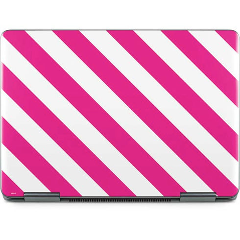 Pink and White Geometric Stripes Notebook 9 Pro 13in (2017) Skin