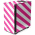 Pink and White Geometric Stripes NZXT H510 Compact ATX Mid-Tower Case Skin