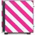 Pink and White Geometric Stripes NZXT H510 Compact ATX Mid-Tower Case Skin