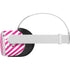 Pink and White Geometric Stripes Oculus Quest 2 Skin