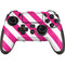 Pink and White Geometric Stripes PlayStation Scuf Vantage 2 Controller Skin