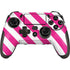 Pink and White Geometric Stripes PlayStation Scuf Vantage 2 Controller Skin