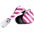 Pink and White Geometric Stripes PlayStation VR2 Skin