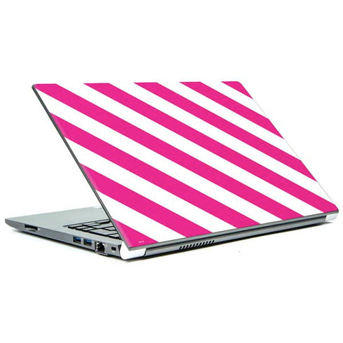 Pink and White Geometric Stripes Portege Z30t/Z30t-A Skin
