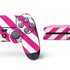 Pink and White Geometric Stripes PS4 Console and Controller Bundle Skin